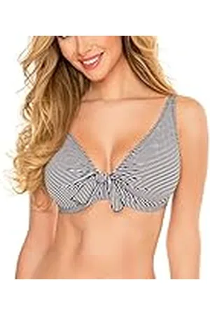 Vivisence 3202 Niet Voorgevormde Bikinitop Met Beugels Gestreept Gemaakt In EU, ,95E