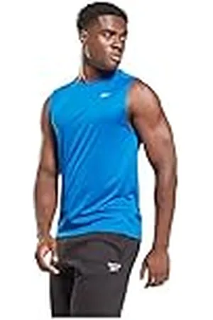 Reebok Heren trein mouwloos TECH T-shirt, , M/S, , L