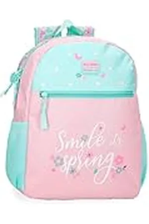 Roll Road Spring Dream Schoolrugzak, aanpasbaar aan trolley, meerkleurig, 27 x 33 x 11 cm, polyester, Meerkleurig, 27x33x11 cms, Schoolrugzak, aanpasbaar aan trolley