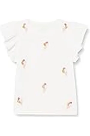 NAME IT Bestseller A/S Meisjes NMFJOAN Cap Top Box shirt met lange mouwen, helder wit, 92, , 92 cm
