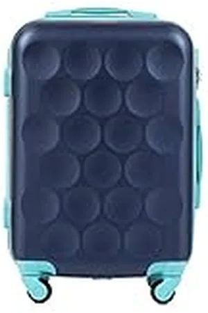 W WINGS Wings reistas - lichte koffer met wielen en telescoopgreep, marineblauw, S, koffer, , Small, Koffer