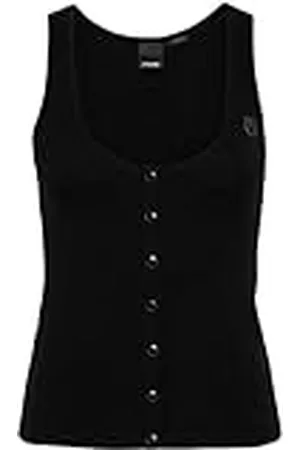 Pinko Dogville lichte tanktop van geribbeld breiwerk, , S