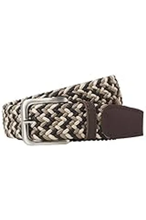 JACK & JONES JACK&JONES Heren JACSPRING Woven Belt NOOS riem, Sky Captain/Detail: Mixed, 80, , 80