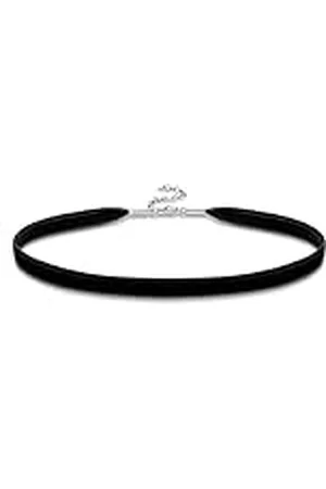 Thomas Sabo KE1728-331-11-L36v Choker Halsketting voor dames zwart fluweel 925 sterling zilver