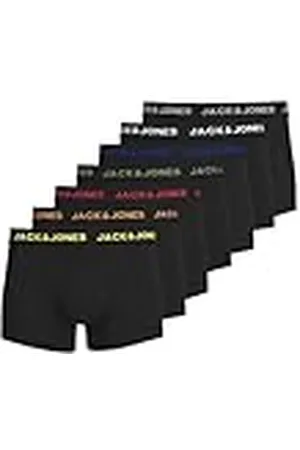 JACK & JONES Boxershorts met shorts (verpakking van 5 heren), zwart., XXL