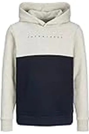 JACK&JONES JUNIOR Jjstar Jj Blocked Sweat Hood Jnr Hoodie voor jongens, , 152