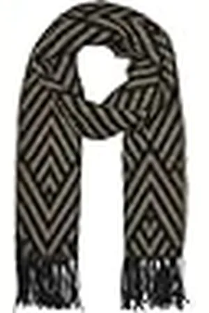 VERO MODA VMFONDA Scarf GA NOOS sjaal, Brown Lentil/Detail: zwart, één maat, , Eén Maat