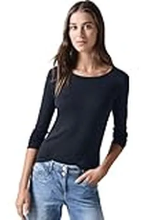 CECIL Damesshirt met ronde hals, , XXL