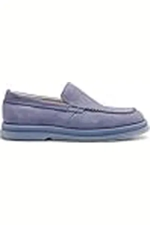 HUGO BOSS Chaol loafers voor heren, van suède met transparante rubberen zool, , 39 EU