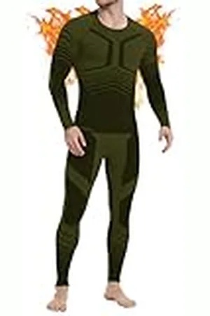 MEETWEE Heren thermisch ondergoed Ademend Heren thermisch functioneel ondergoed Winterski ondergoed Ondergoed Thermisch vest Thermische broek Basislaag Ski Wintersport
