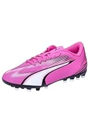 PUMA Unisex Kids Ultra Play Mg Jr Voetbalschoen, Poison Pink White Zwart, 28 EU