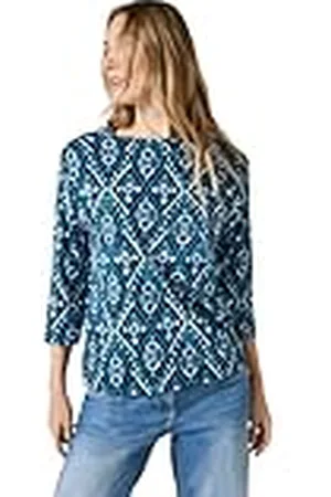CECIL Bedrukt shirt met knopen, , XS