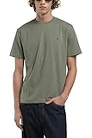 Replay Heren Regular Fit T-shirt van katoen, , XS