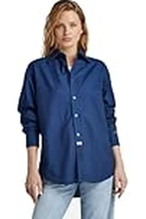G-Star Relaxed Denim Shirt Pocketless Long Sleeve, , S