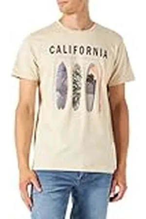 Blend Heren 20714066 T-shirt, 141107/Oyster Gray, S