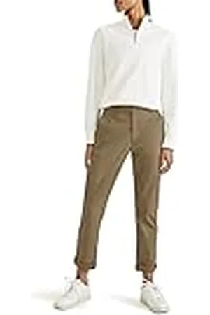 Dockers Weekend Chino Slim Pants Damesbroek, Goud (Harvest Gold 0075), 33