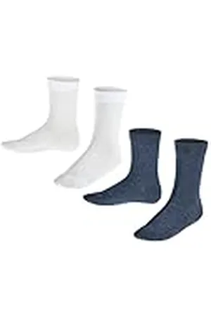 Falke Uniseks-kind Sokken Happy Double Pack K So katoen eenkleurig 2 paar, , 35-38