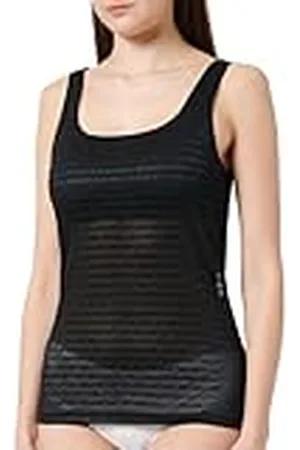 Emporio Armani Dames tanktop All Over Logo Mesh T-Shirt, , M