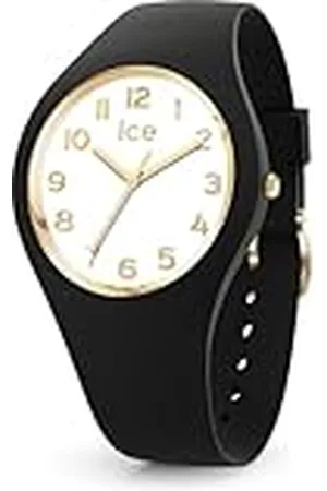 Ice-Watch ICE glam Black white - Dameshorloge in zwart met siliconen band - 022585 (Klein +)