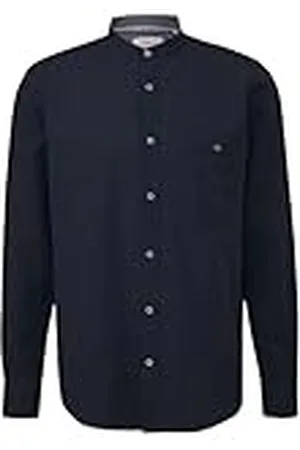 QS by s.Oliver Shirt met lange mouwen en opstaande, , XXL