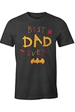 Batman MEBATMBTS206 T-shirt, antraciet-melange, maat S