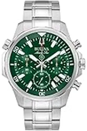 BULOVA Analoog kwartshorloge voor heren, met roestvrijstalen armband 96B396, , armband