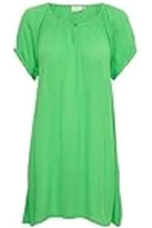 Kaffe Tunic korte mouwen voor dames, ronde hals, middelhoge lengte, relaxed fit, , 44