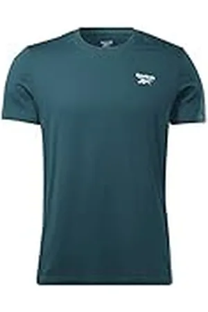 Reebok Mannen Identiteit Linker Borst Logo T-Shirt, , M