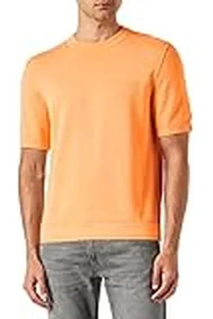 HUGO BOSS Heren Alinus gebreide sweater, licht/pasteloranje 833, XL, , XL