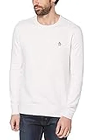 Original Penguin Heren Sticker Pete Sweat Sweatshirt - ivoor - XS