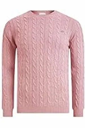GANT Cotton Cable C-neck Pullover trui heren, , XXL