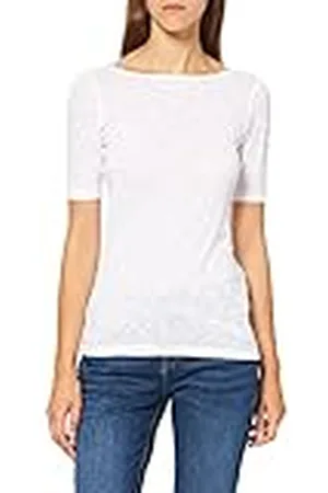 Marc O’ Polo Dames T-Shirt 51399, Blanc (White 100), L-XL