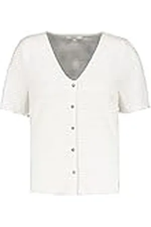 Garcia Dames T-shirt met korte mouwen, gebroken wit, XS, , XS