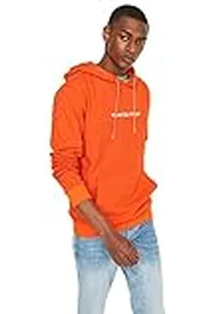 Trendyol Heren Orange Mannelijke Bedrukt Sweatshirt, S