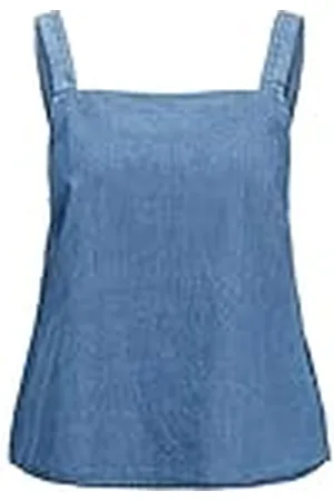 JACK & JONES JACK&JONES JJXX JXKENDRA Chambray TOP SN Blouse, Light Blue Denim, L