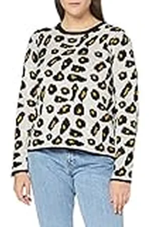 Blue Seven Jacquard, trui met ronde hals voor dames.