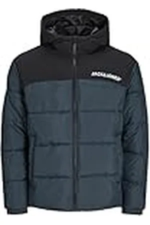 JACK & JONES JACK&JONES JUNIOR Jjmoon Hood Puffer Mni Jas voor jongens, , 122