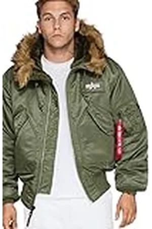 Alpha Industries 45P Bommenwerperjas met capuchon voor heren