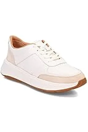 FitFlop Vrouwen F-Mode Leer/Suede Flatform Sneakers, , 38 EU
