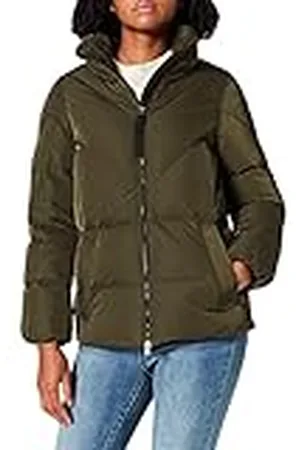 Brax Toronto winterjas voor dames, in dons-look, dark olive, 46