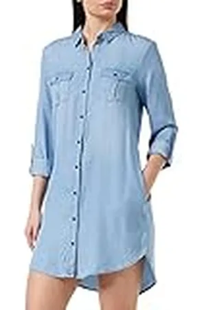 VERO MODA VMSILLA Korte jeansjurk voor dames, , M