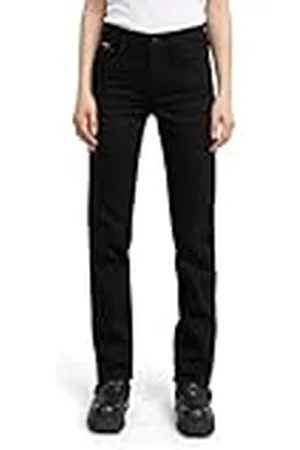 G-Star RAW Vrouwen Strace Straight Jeans, Zwart (Pitch Black D23951-b479-a810), 27W x 32L, , 27W / 32L