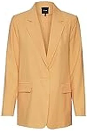 VERO MODA Dames VMCARMEN LS Loose NOOS Blazer, Mock Orange, XL, , XL