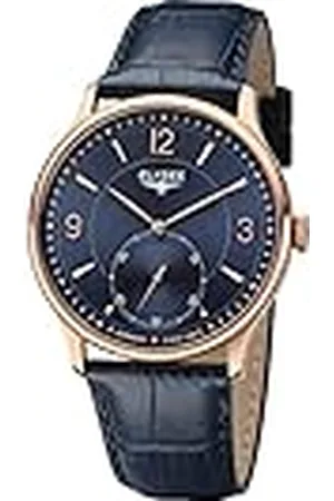 ELYSEE Herenhorloge Big Eye 40 mm leer 5 ATM saffiergecoat heren 18022, 18023, 18024, 18025, , Riemen.