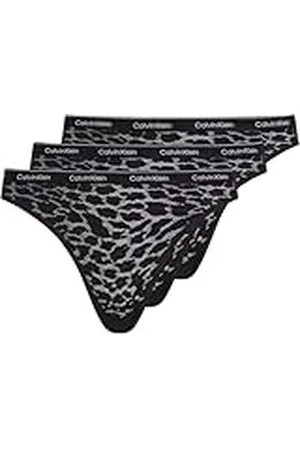 Calvin Klein Dames 3-pack bikini (lage taille) 000QD5069E slipje, , 3XL, , 3XL