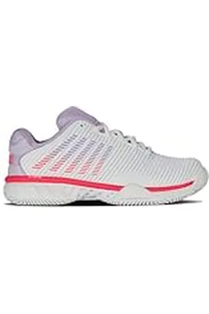 K-Swiss Hypercourt Express 2 tennisschoenen voor dames, WHT/ORCHDPTL/NBLZ, 42 EU, , 42 EU