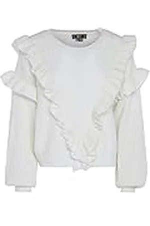Faina Dames Falbala herfst en winter gebreide trui voor gevorderden dames kleding maat M/L, , M