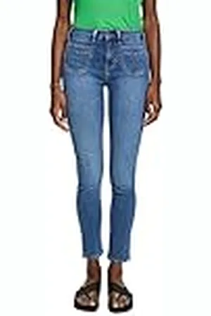 ESPRIT Dames 023EE1B310 Jeans, 902/BLUE MEDIUM WASH, 30/32, , 30W x 32L