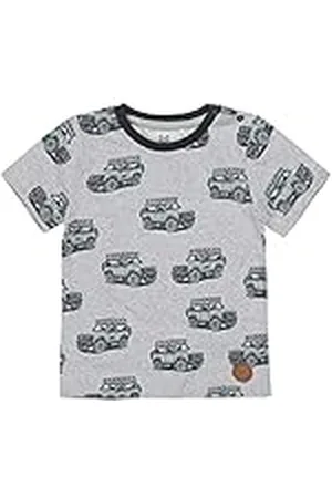 Koko Jongens T Light Grey Cars Shirt, 68