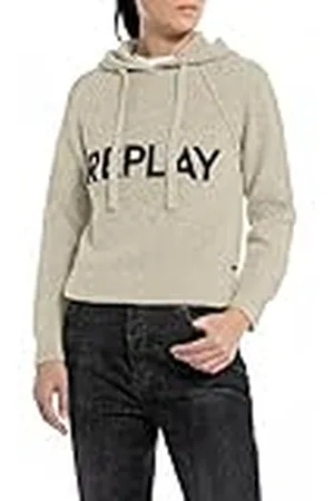 Replay Dameshoodie met capuchon, , XS